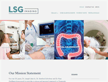 Tablet Screenshot of lsgimaging.com
